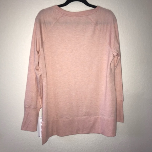 Reebok Pink Sweatshirt w/ Thumbholes Sz L BNWT - Picture 10 of 11